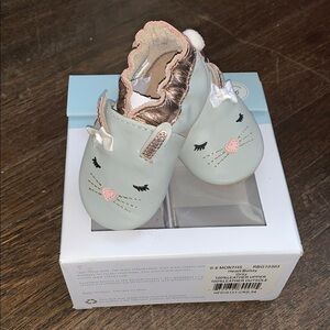 BNWT Robeez Baby Bunny Soft Sole Shoes - Mint…